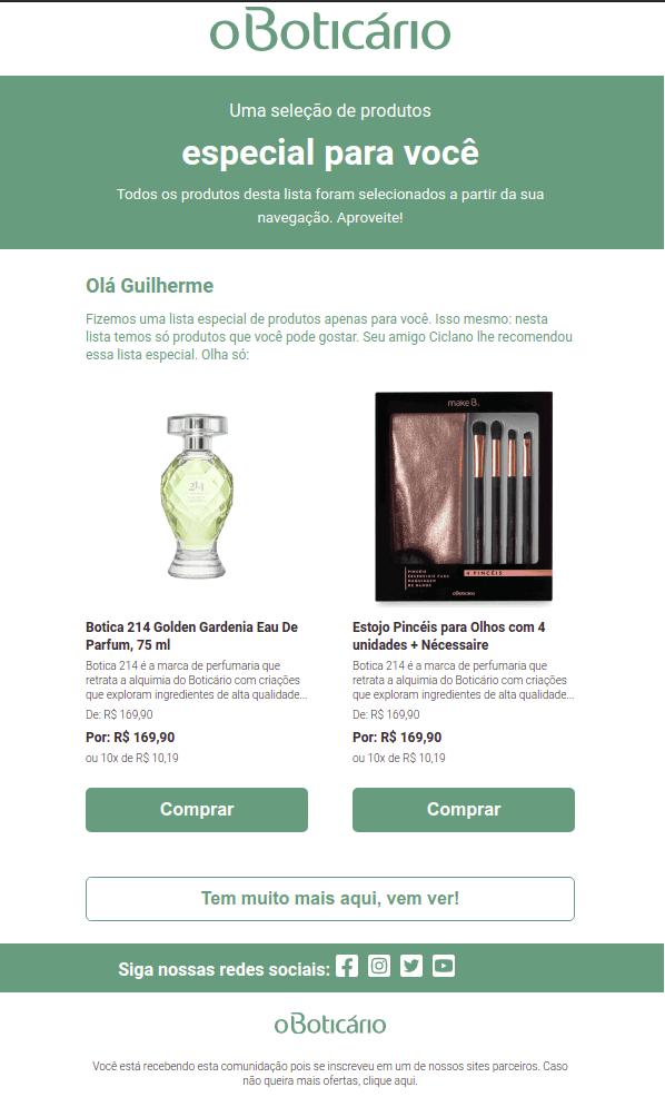 Layout fixo finalizado